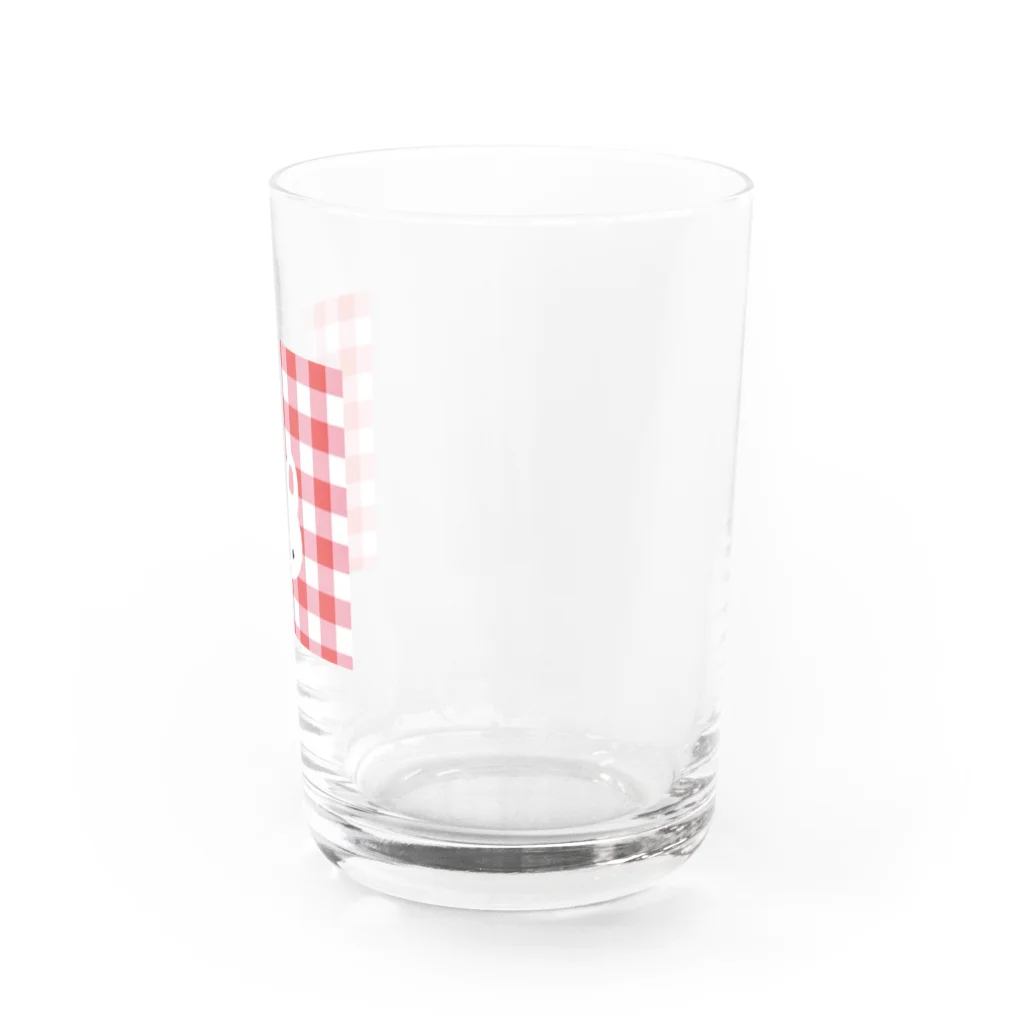 inomalのギンガムうさちゃん Water Glass :right