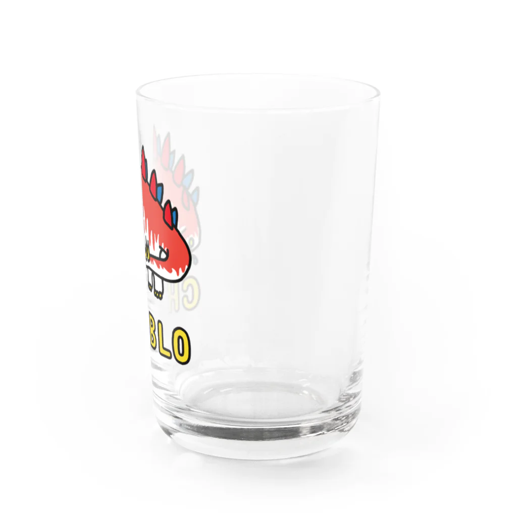 CHEBLOのザウリ赤白 Water Glass :right