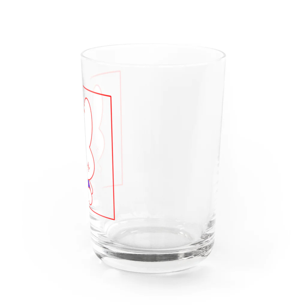 絶滅危惧種　suzuri 店の６つ子あなーきすと「卍」 Water Glass :right