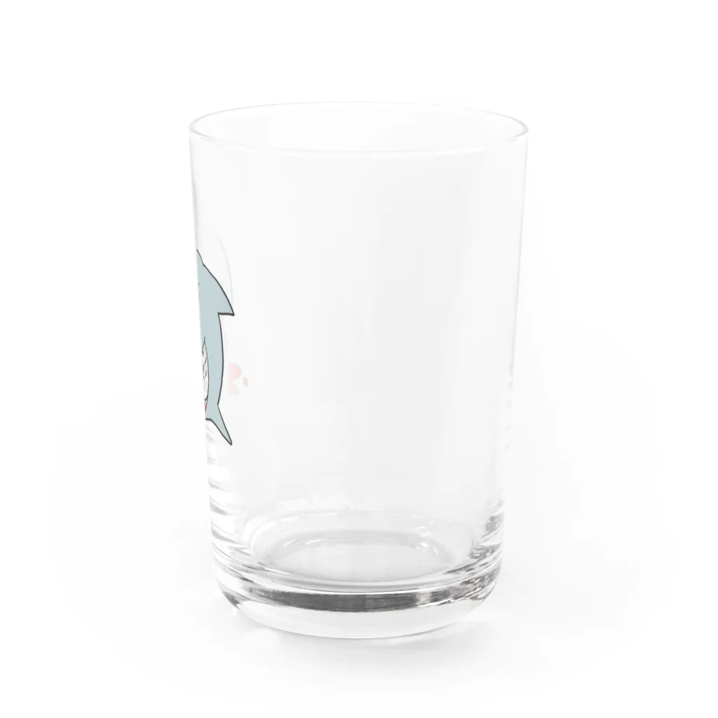 miccanna1の食べすぎサメ Water Glass :right