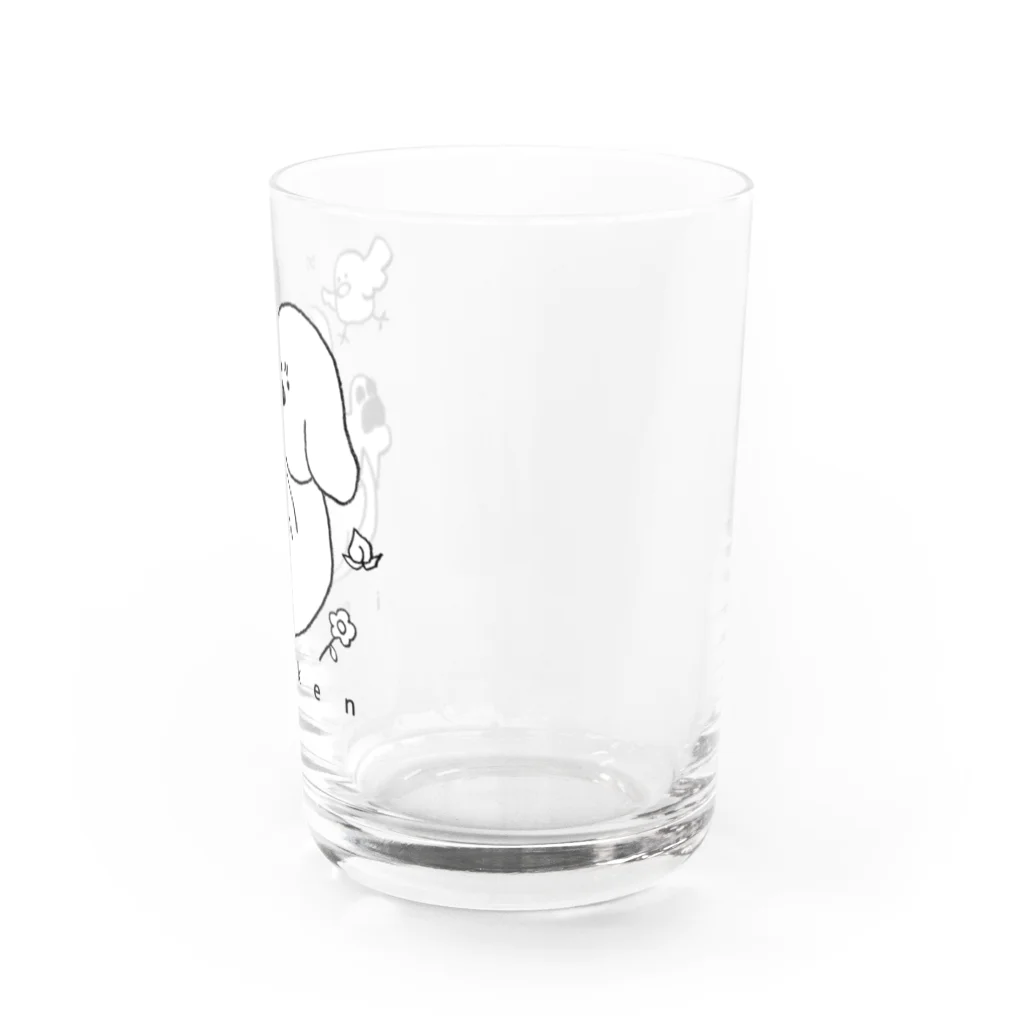 いぬけんやさんのいぬけん「むっ」 Water Glass :right