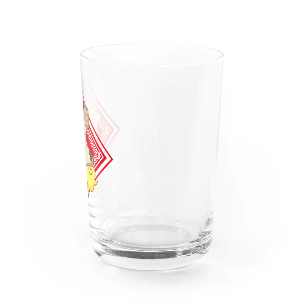 炭吉のおしまいちゃん(中華Ver.） Water Glass :right