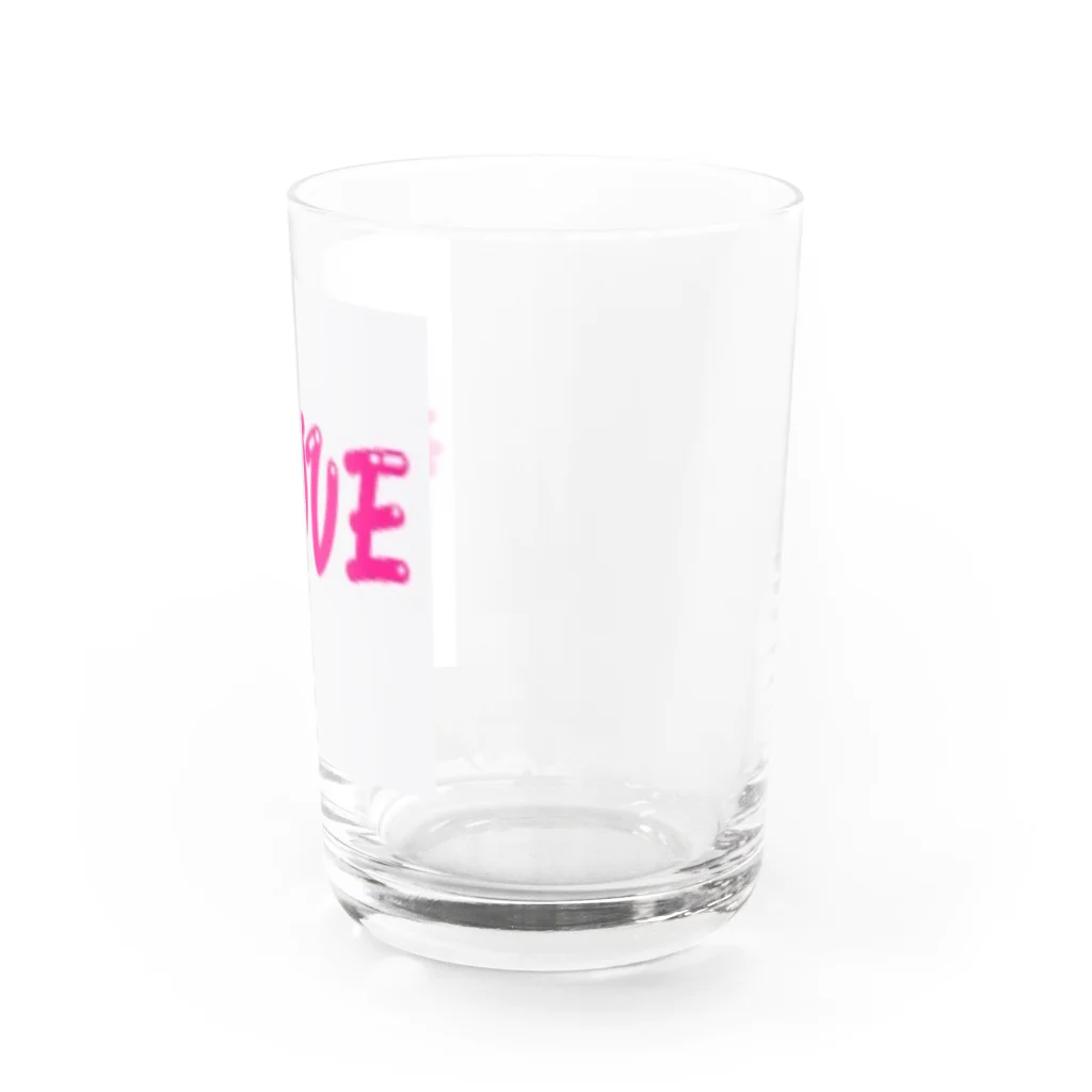 みんなの絆のlove Water Glass :right