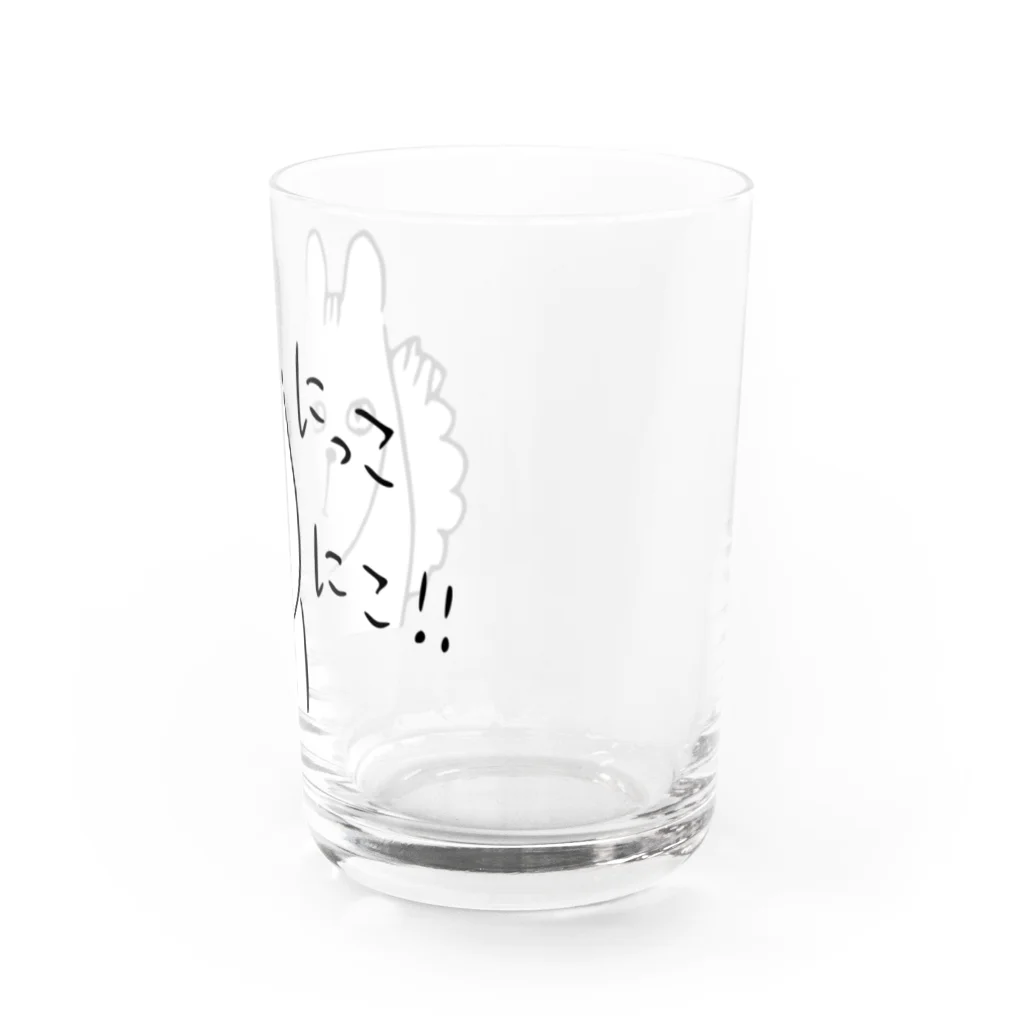 うつろのにっこにこちゃん Water Glass :right