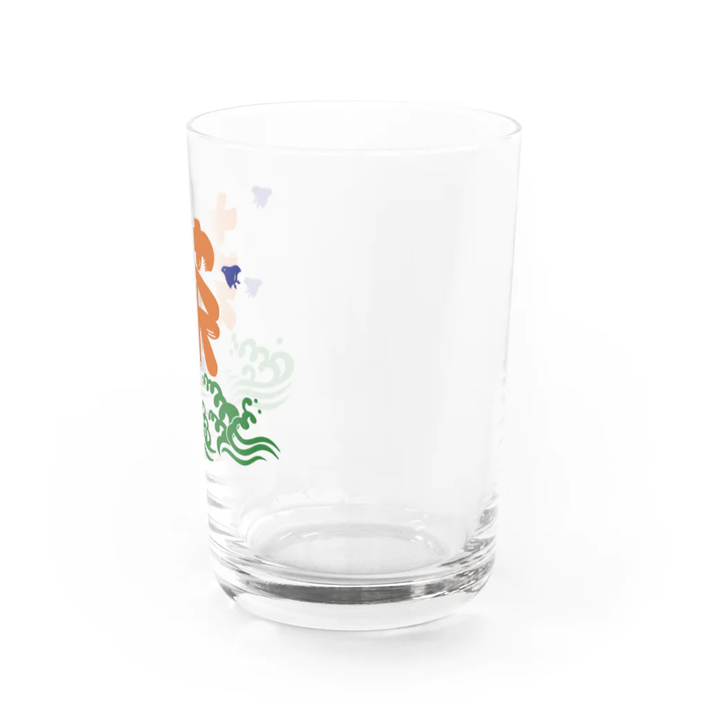 Spiel Platz  - シュピールプラッツ -の氷解のお茶（オレンジ） Water Glass :right