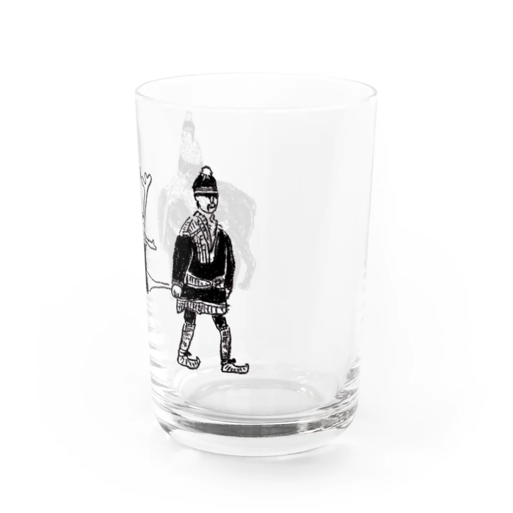 おこまりshopのお家で旅気分　トナカイ Water Glass :right