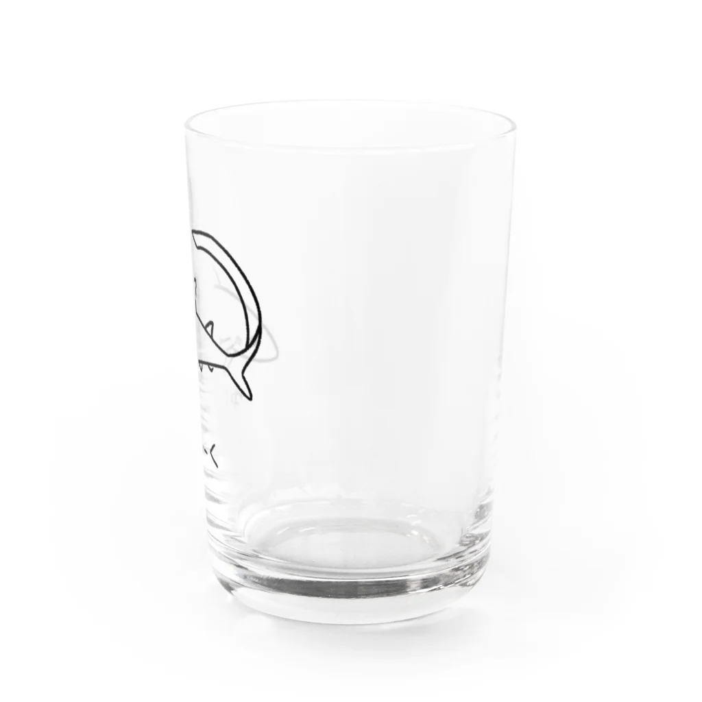 けいこっとんのゆるしゃーく。ニタリ  Water Glass :right