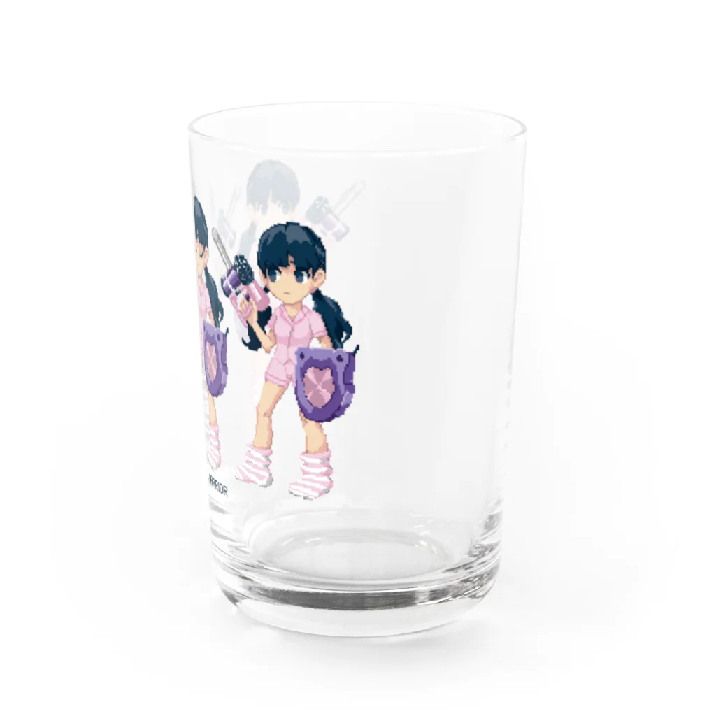 She is ...のSNS vs おうち時間 【STAYHOME WARRIOR】 Water Glass :right