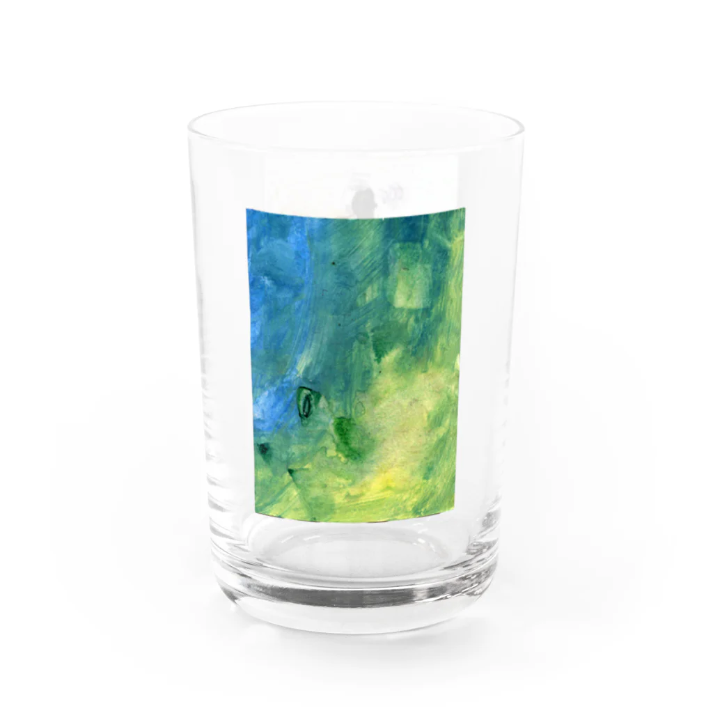 ふっかふっかひゅーんのひと　と　いろ Water Glass :right