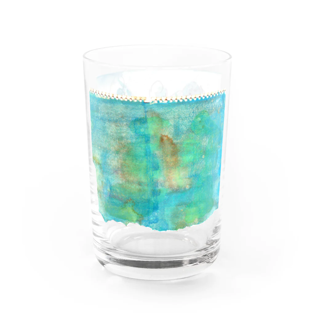 ふっかふっかひゅーんのひと　と　いろ Water Glass :right