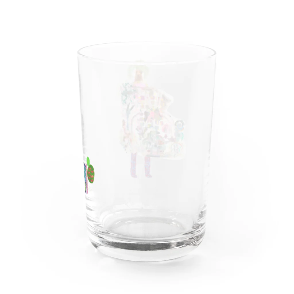 ふっかふっかひゅーんのひと Water Glass :right