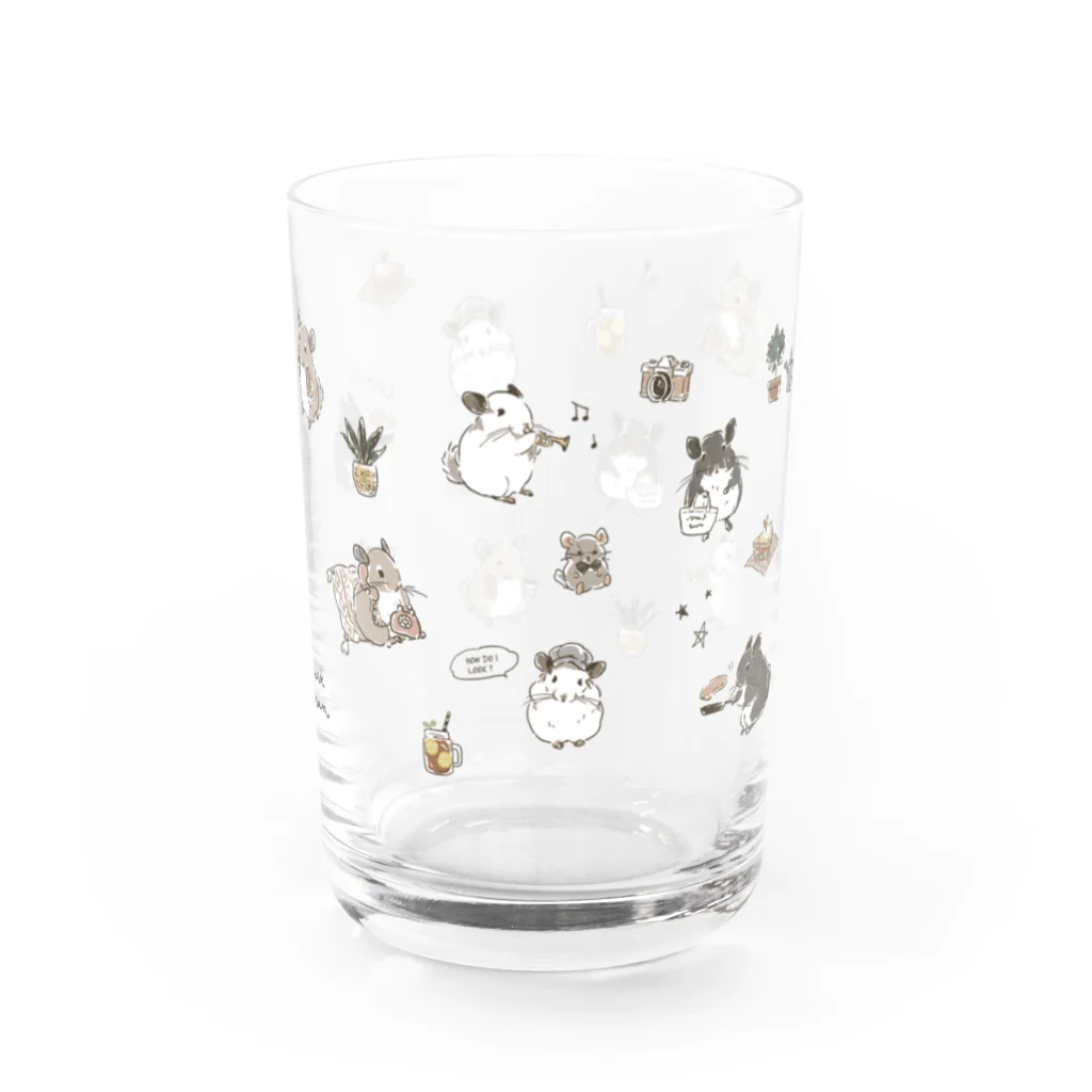 チンチラ雑貨MarkCrownのチンチラ Lifestyle Ⅱ Water Glass :right