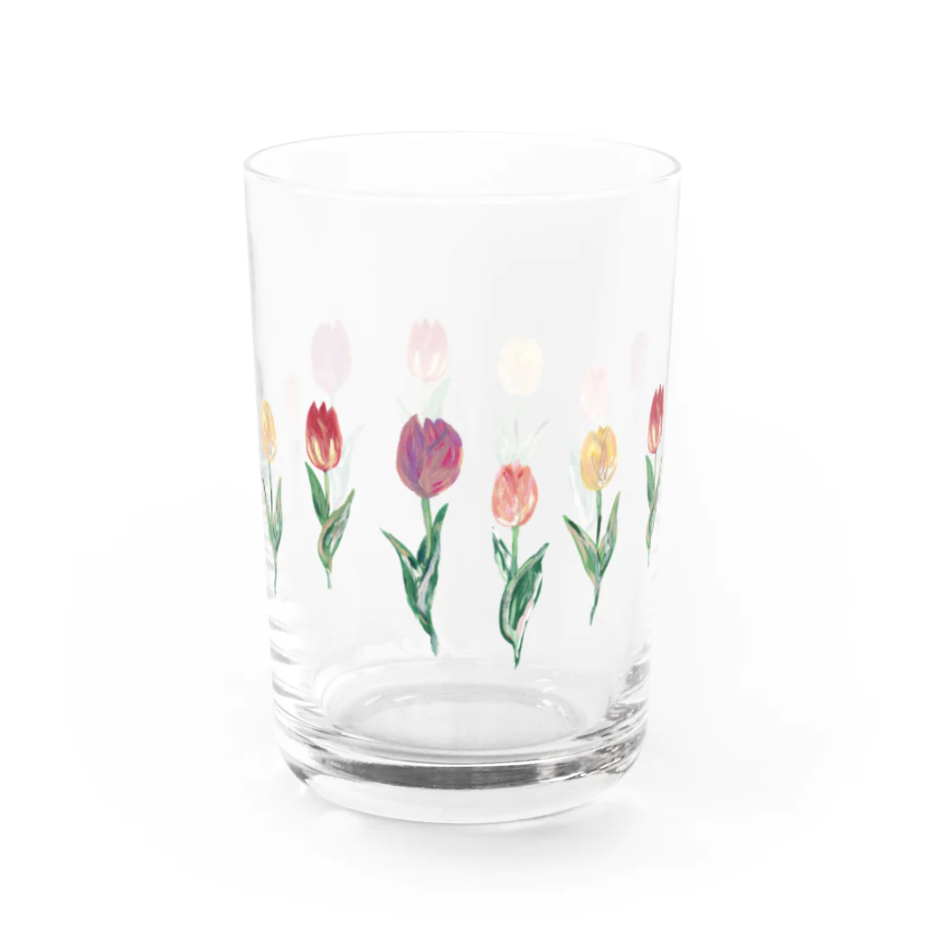 Asahi art styleのチューリップ Water Glass :right