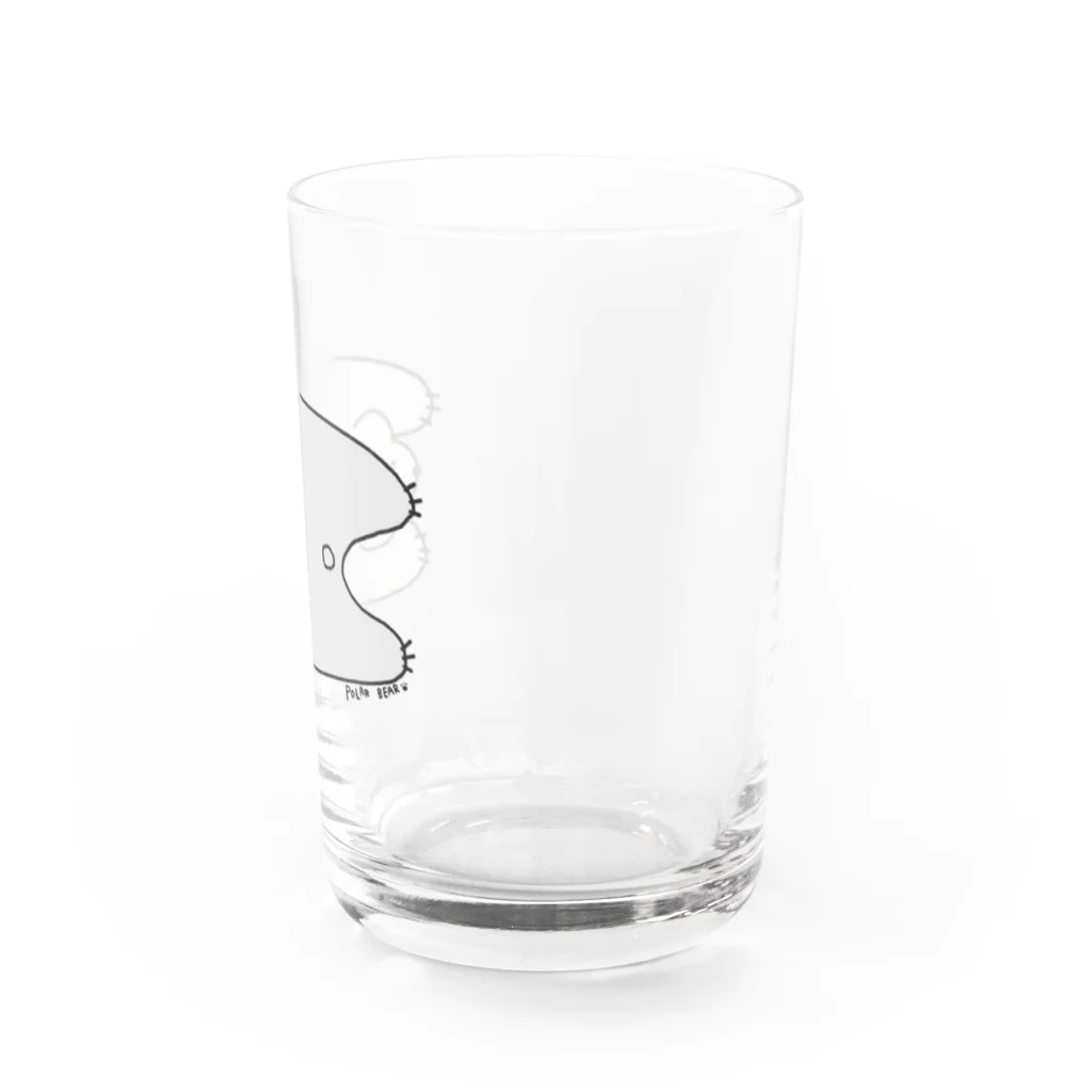 googlyのしろくまさん Water Glass :right