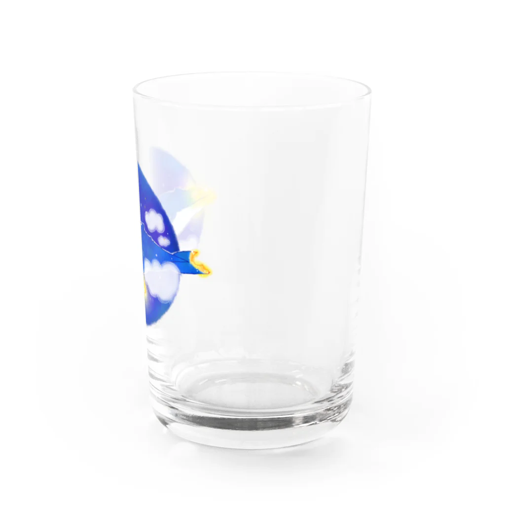 ミクモラのほほん日和の星ザトウクジラ Water Glass :right