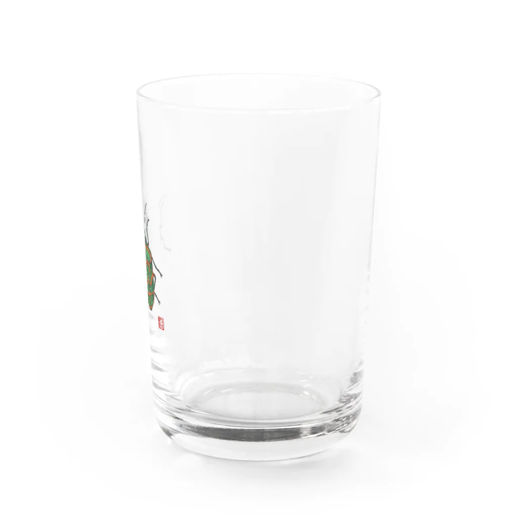 ミユキータ商會のアカスジキンカメムシの大人 Water Glass :right