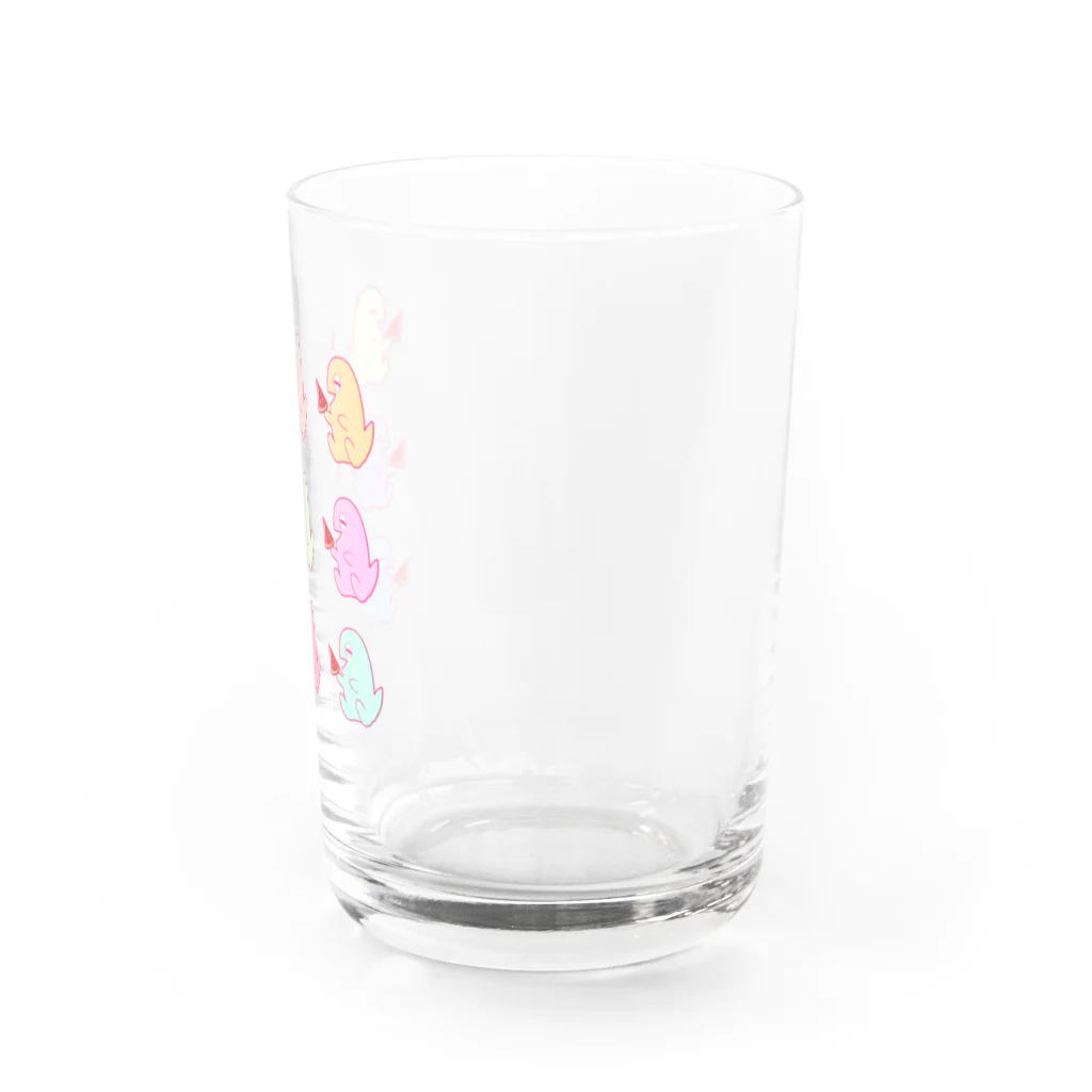 も～の夏のカラフル♡スイカも〜さん Water Glass :right