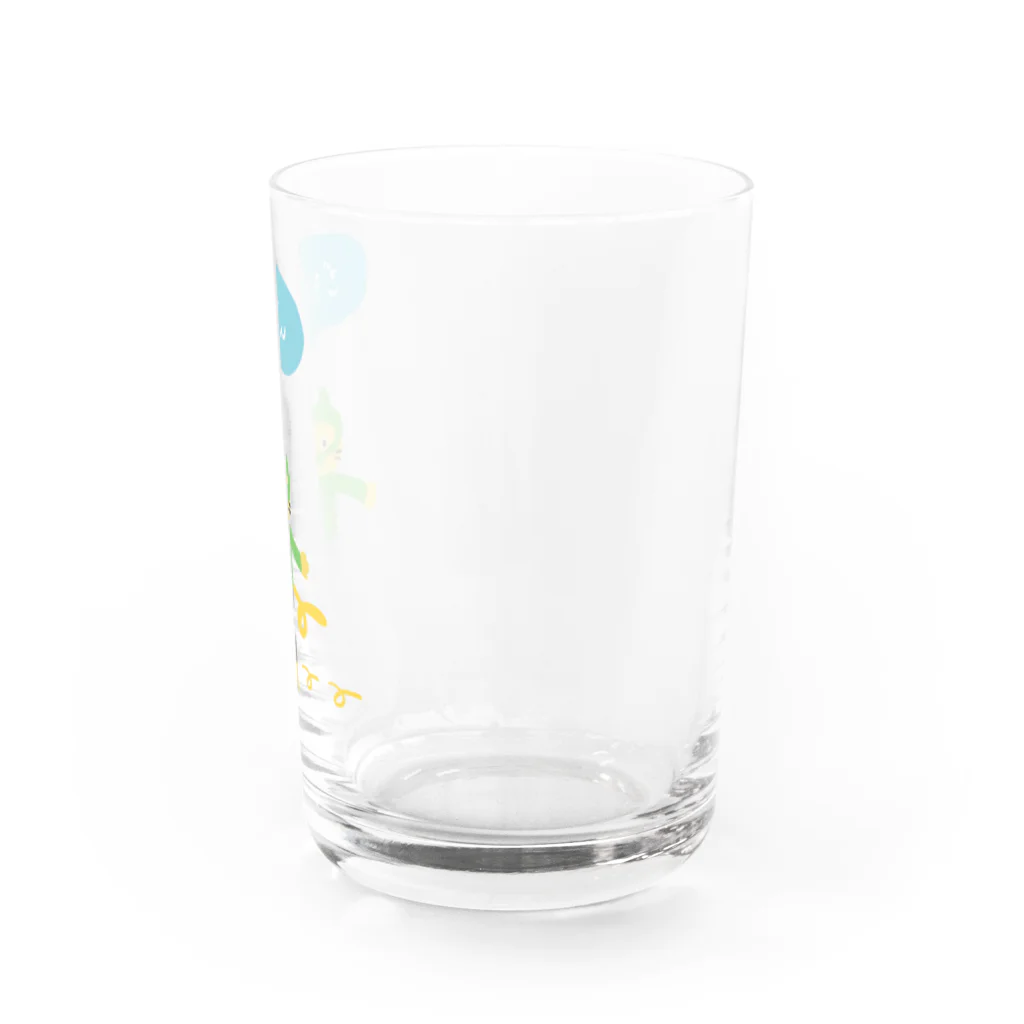 にゃーこのごきげんなネコ Water Glass :right