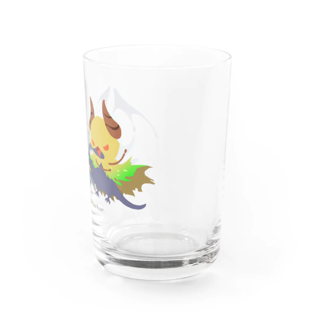 ユタリビャク☀神話イラストレーターのクトゥルフvsハスター Water Glass :right