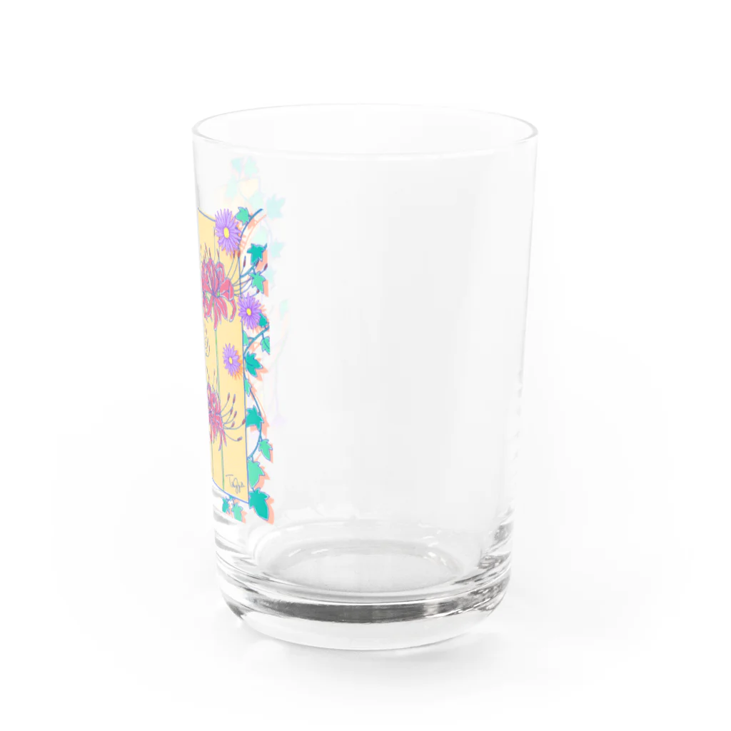Aya Tagawaの九月のお花盛り沢山 Water Glass :right
