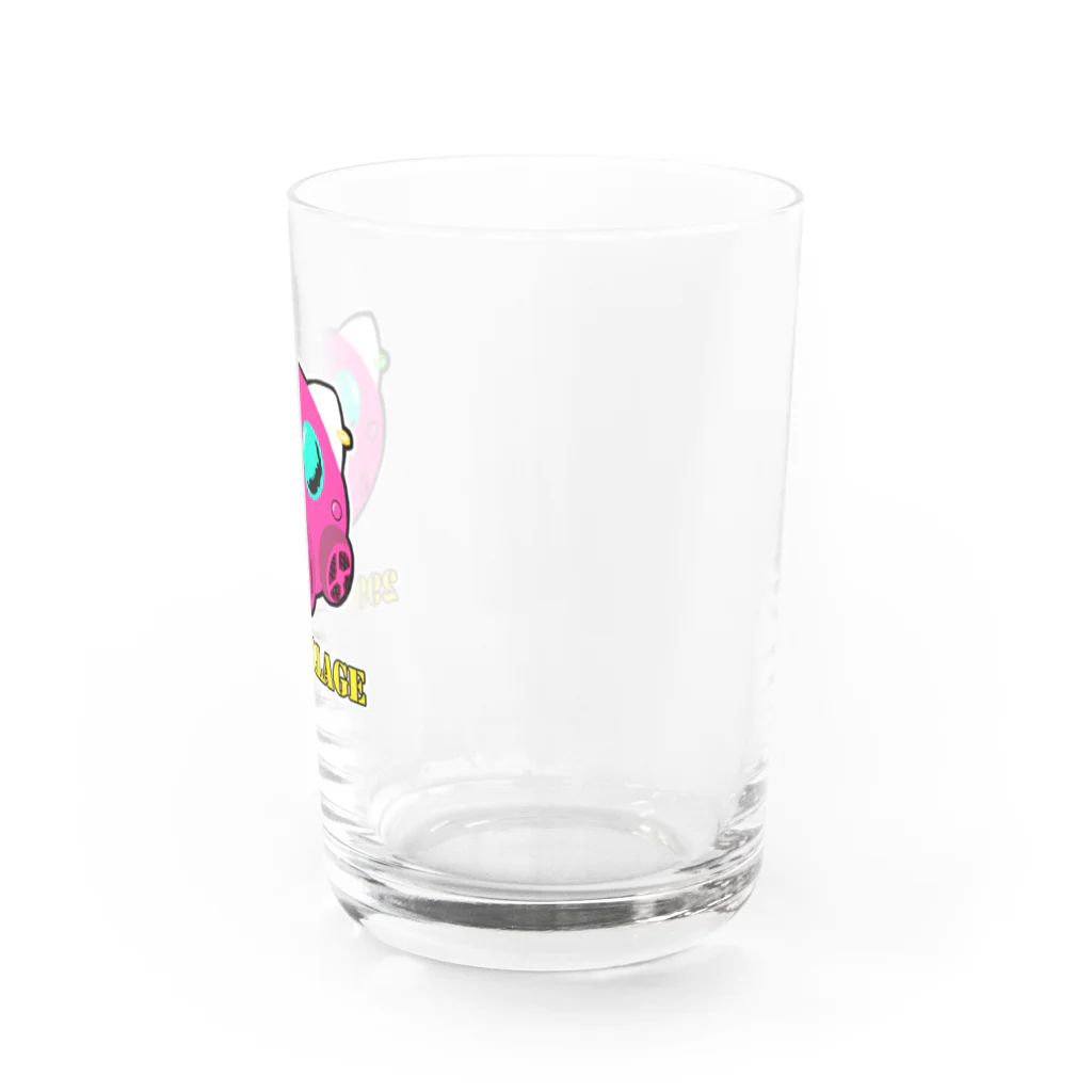 肉球の村。のガスマスクにゃんこ Water Glass :right