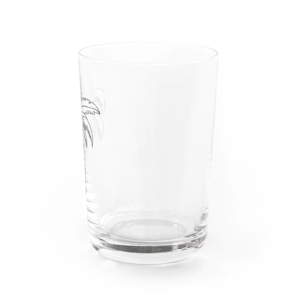 collegamentoのヤシの木 Water Glass :right