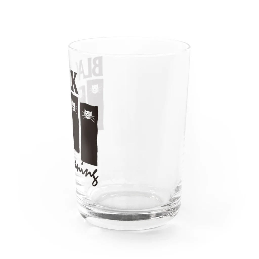 オサモハンキンポーの BLACK HAPPENING（ver2） Water Glass :right