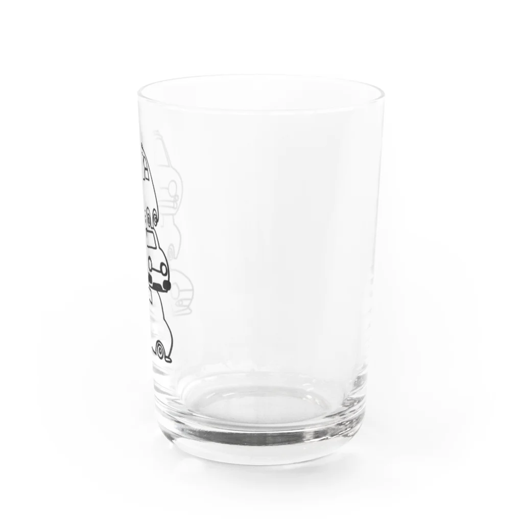 のーじゃんるのスクラップカー Water Glass :right