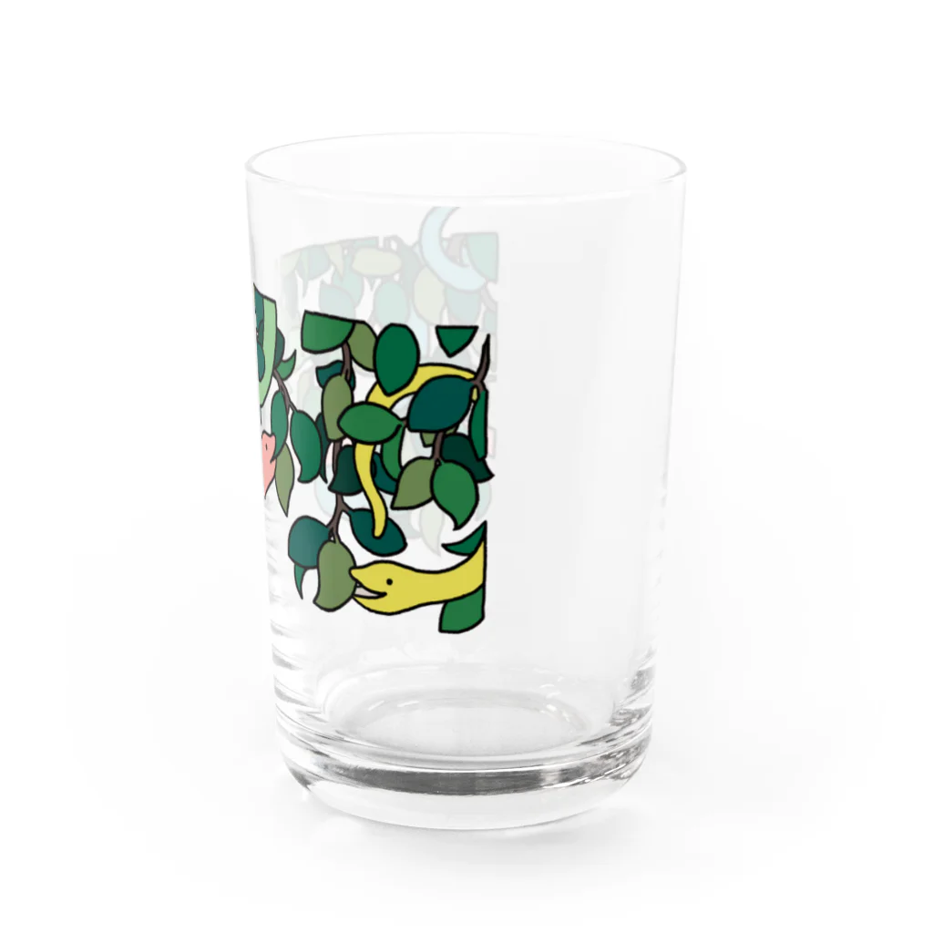 👻📗の夢の蛇（カラフルへび） Water Glass :right