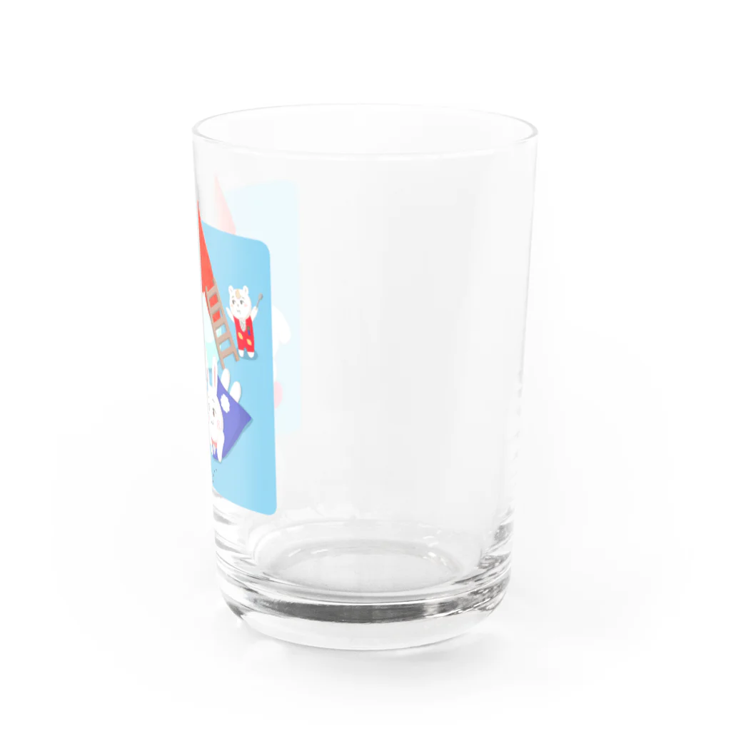 おやすみ世界のおやよサマー Water Glass :right