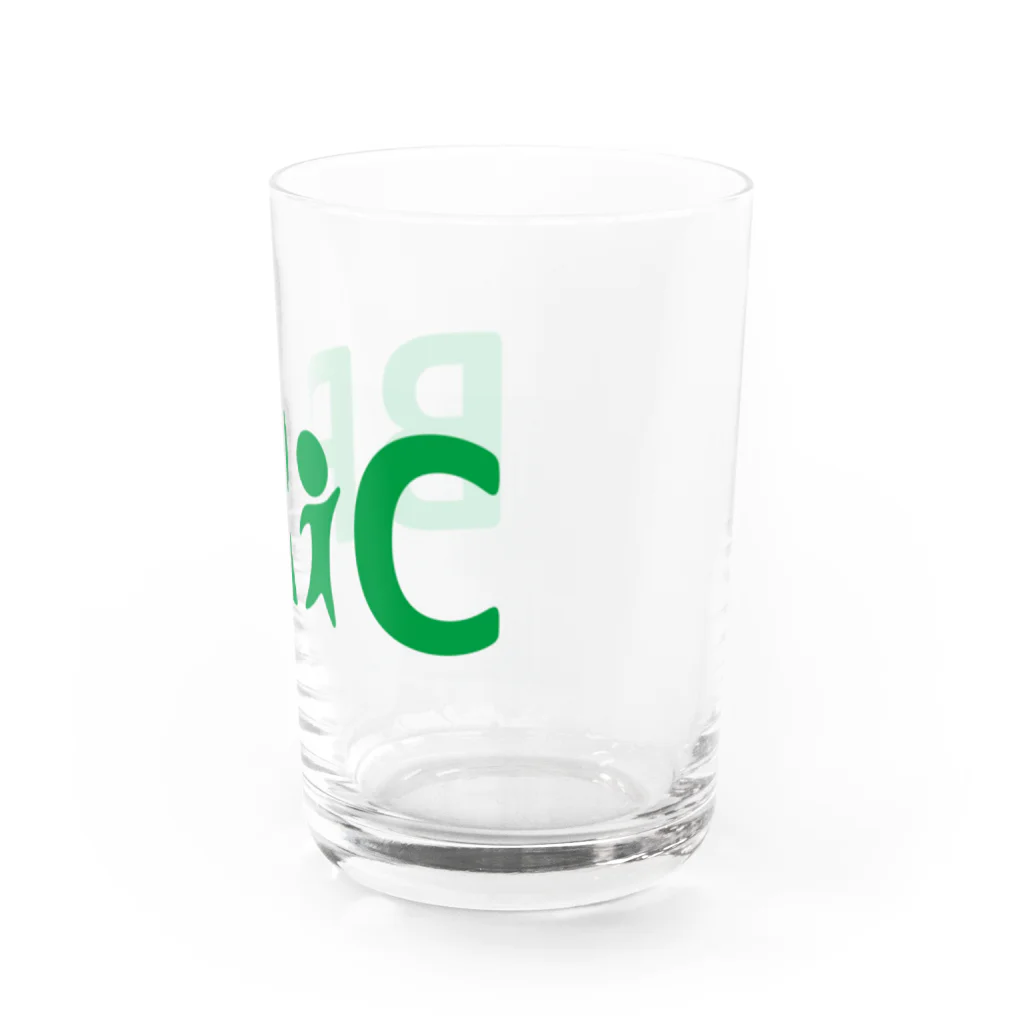 ブリっくん・ボバースキャンプショップのBRiCグリーン Water Glass :right