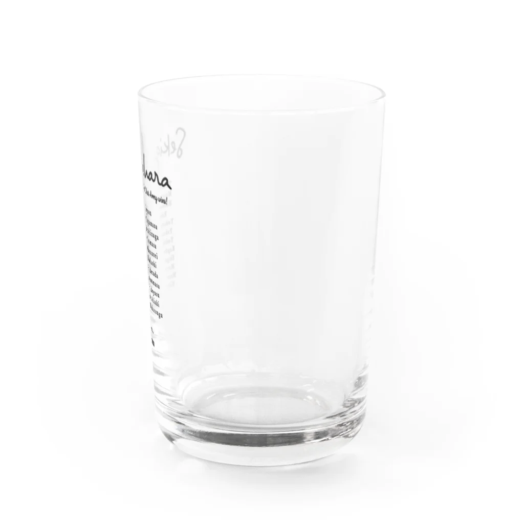 のっぴきならない。のsekigahara Water Glass :right