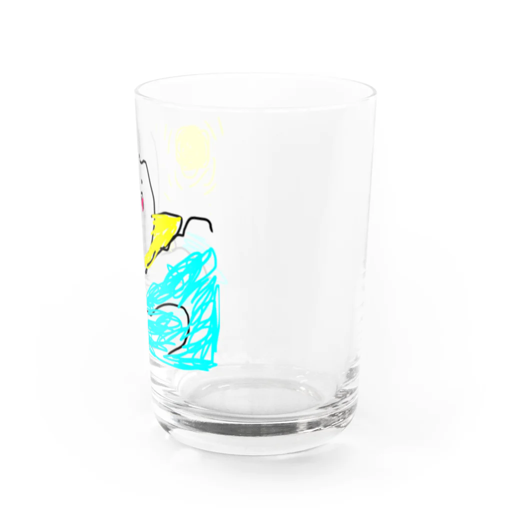 四角くてカリカリの米サーフィン Water Glass :right