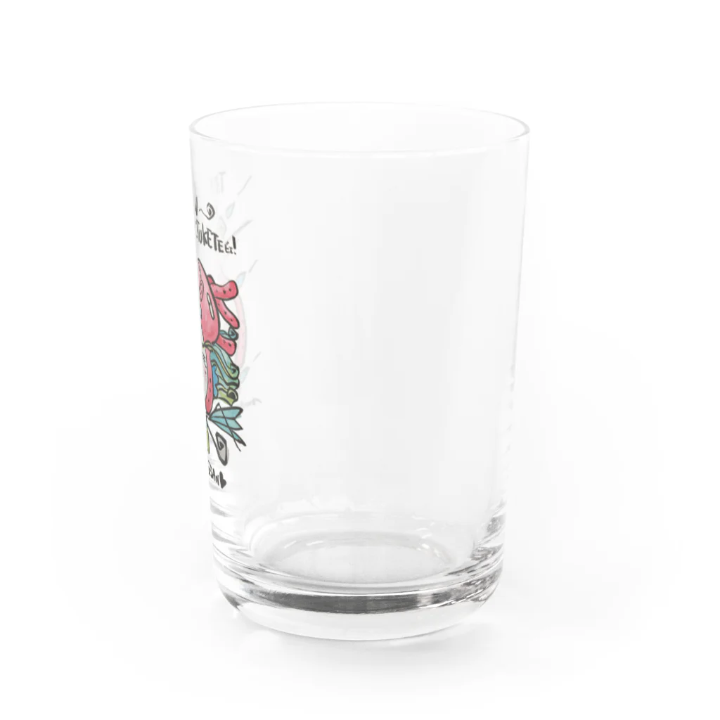 MIECHAN8787'S GALLERYのアマビエさん🎶～たいふー💨きおつけてビェ～ Water Glass :right