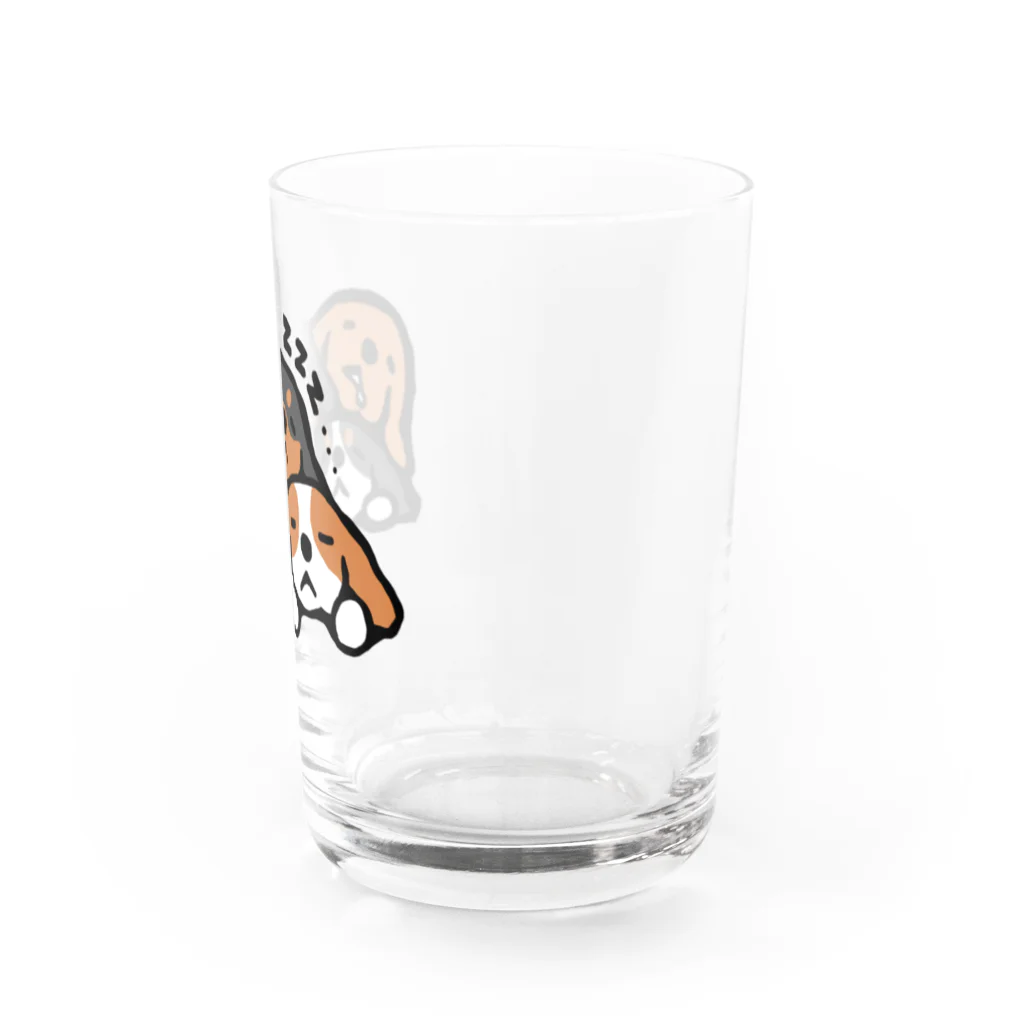 BLENHEIMのキャバリアパピーだんご Water Glass :right