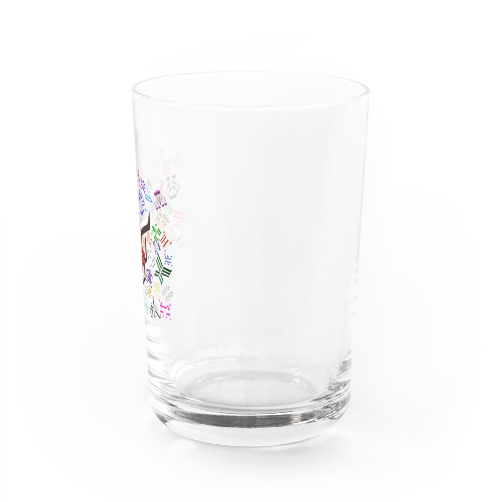 平野耀🐺のてんこ盛リント文字 Water Glass :right