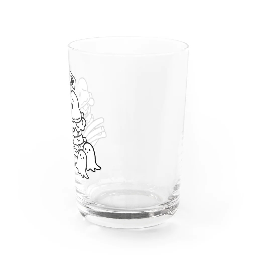 まどろみの温度のハンバーガー ホワイト Water Glass :right