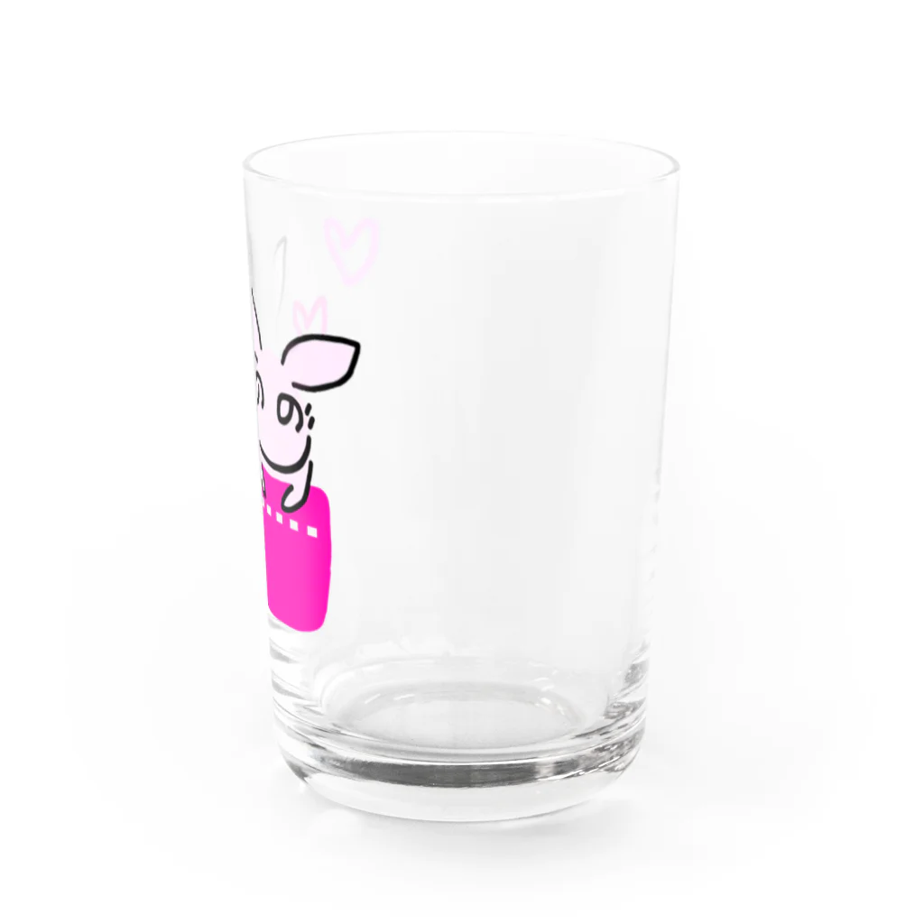 ちょらのへのへの うさぎ Water Glass :right