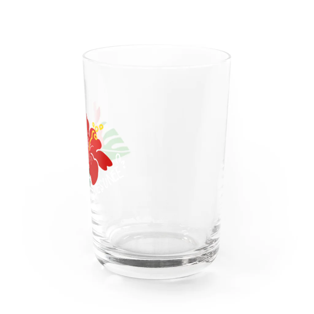 SatsuKiのハイビスカス Water Glass :right