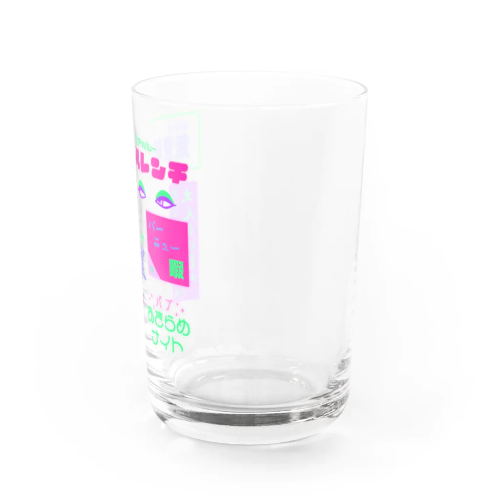 Mieko_Kawasakiのすなっく無意味⭐️パブあきらめナイト Water Glass :right