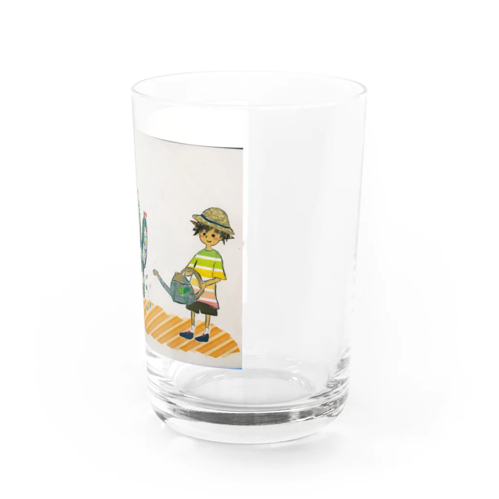 r_Waomのマステ絵サボテン Water Glass :right