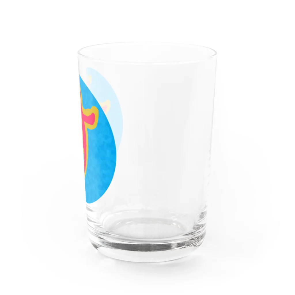 ぷぷぷのす(赤) Water Glass :right