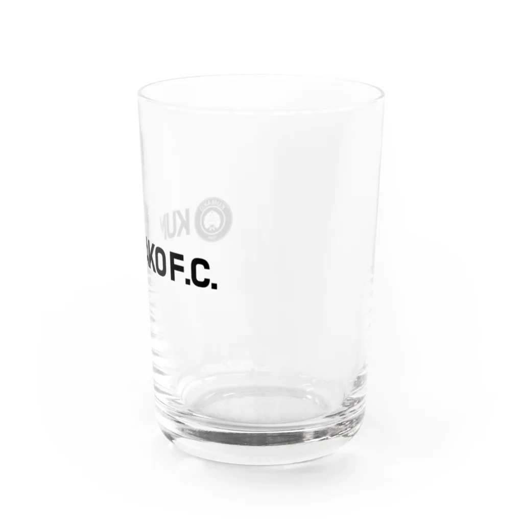 熊工サッカー部OB会のKUMAKO F.C Water Glass :right