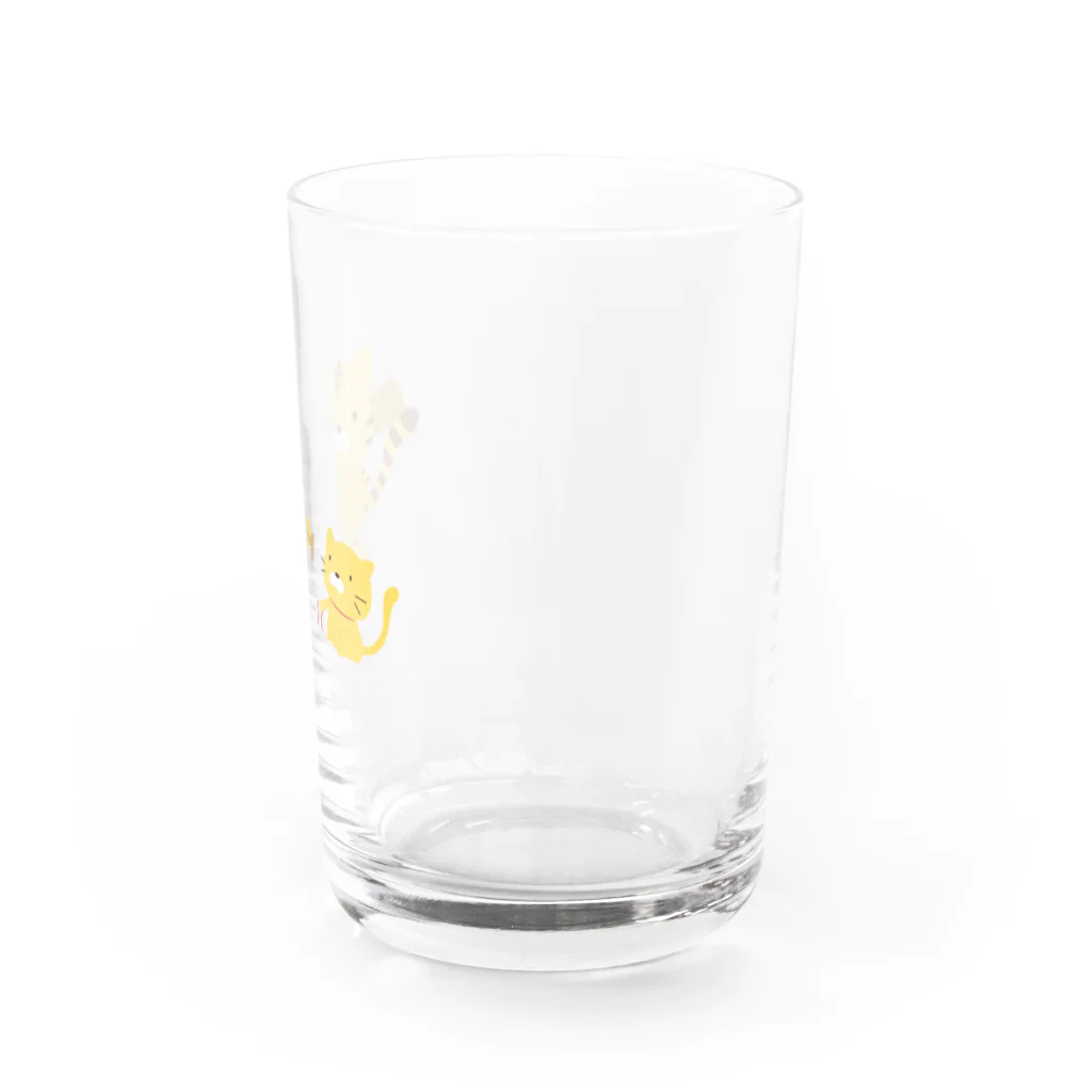 おおはらつかさのおみせのトラとネコ野球グラス Water Glass :right