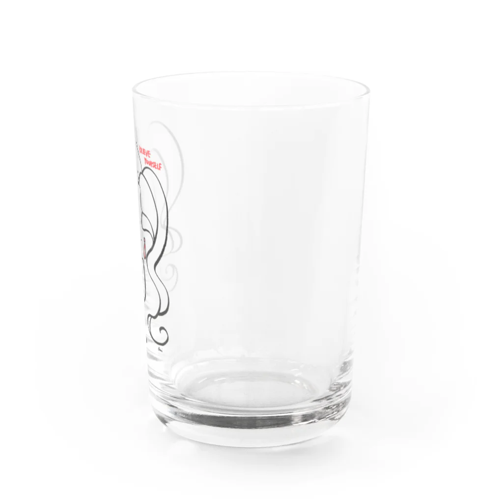 Omi ShopのBilieve yourself Water Glass :right