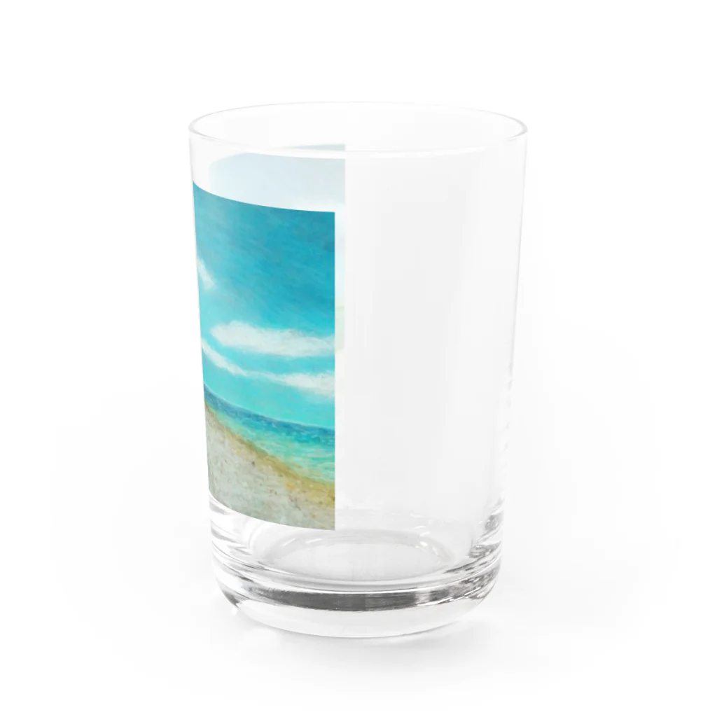 ねこ屋にこ日和のＯＫＩＮＡＷＡ Water Glass :right