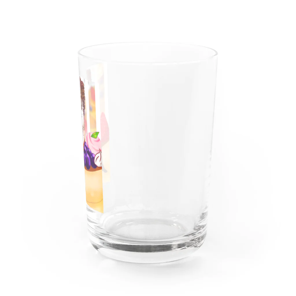 鮫ちゃんのパンケーキ食べたいね Water Glass :right