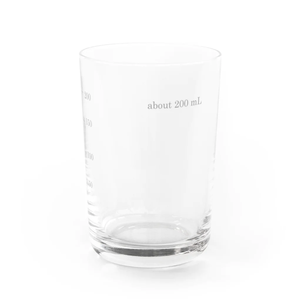 そらまめのなんとなく計れる Water Glass :right