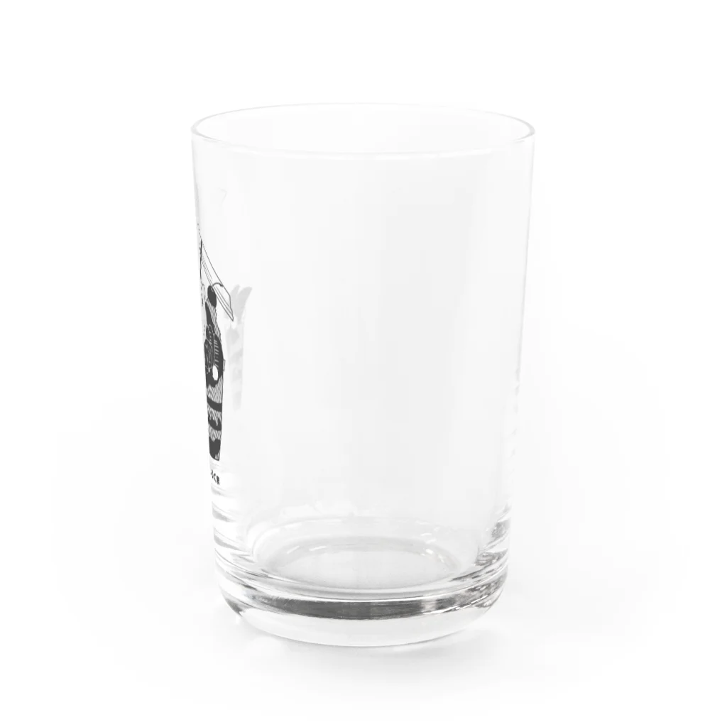 tafu tafuのしろくま／黒 Water Glass :right