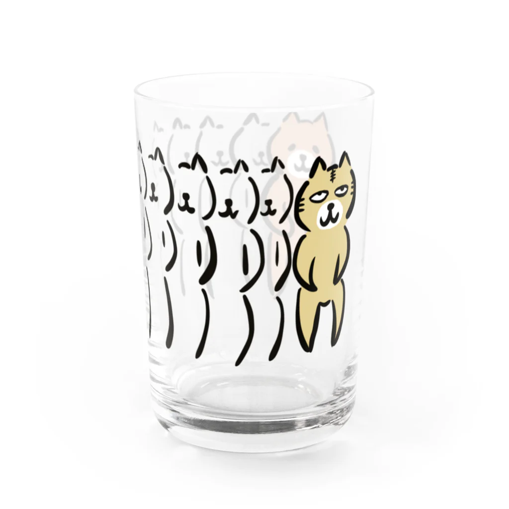 たぶん犬か猫のお店のたぶん犬か猫のグラス Water Glass :right